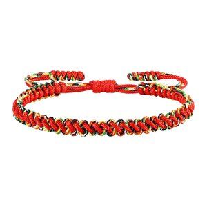 Handmade Adjustable Good Luck Red String Braided Bracelet Girls Ladies Men's Bra